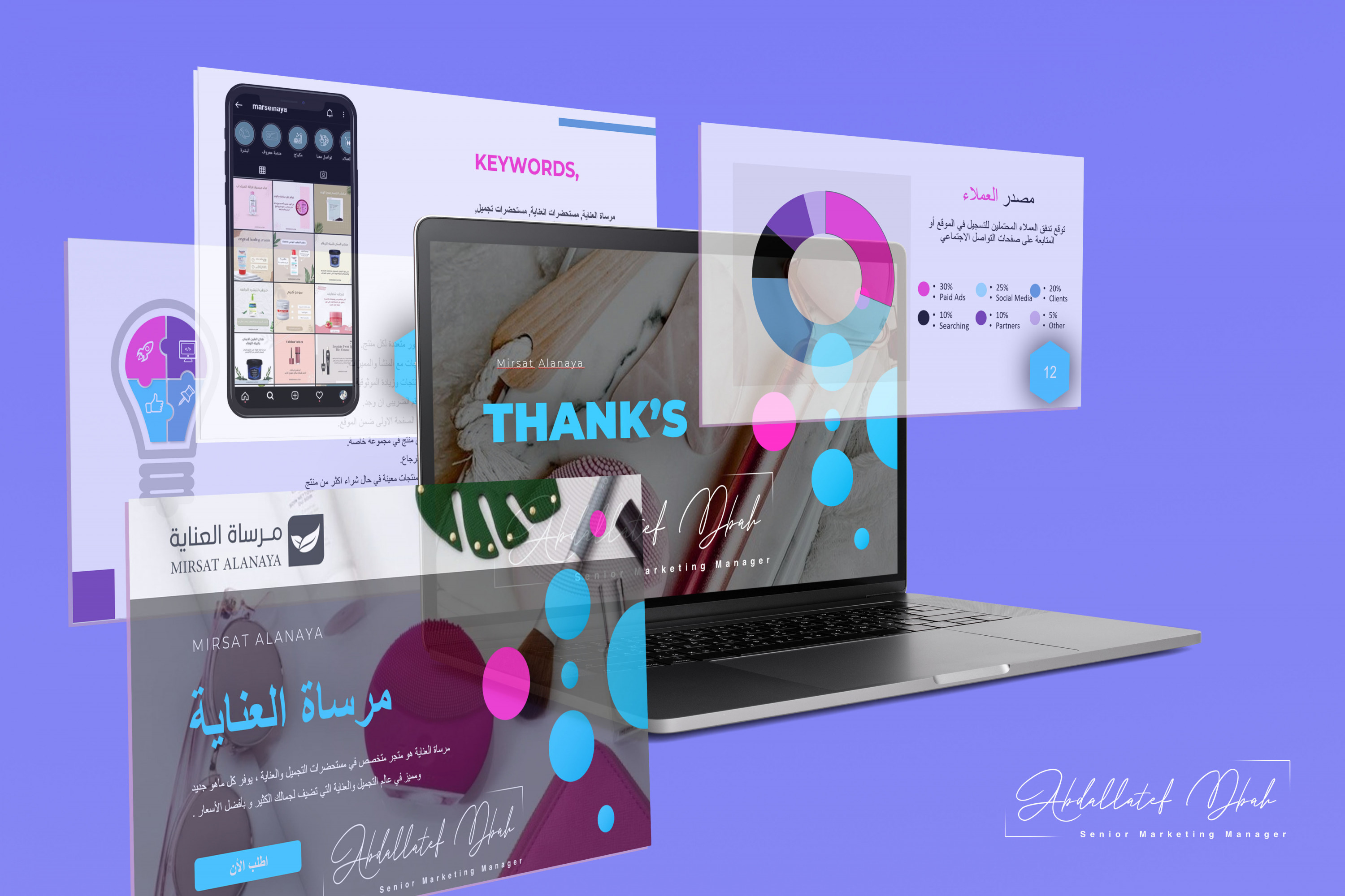 تصميم وتنسيق عروض تقديمية بجودة عالية مع إنفوغرافيك