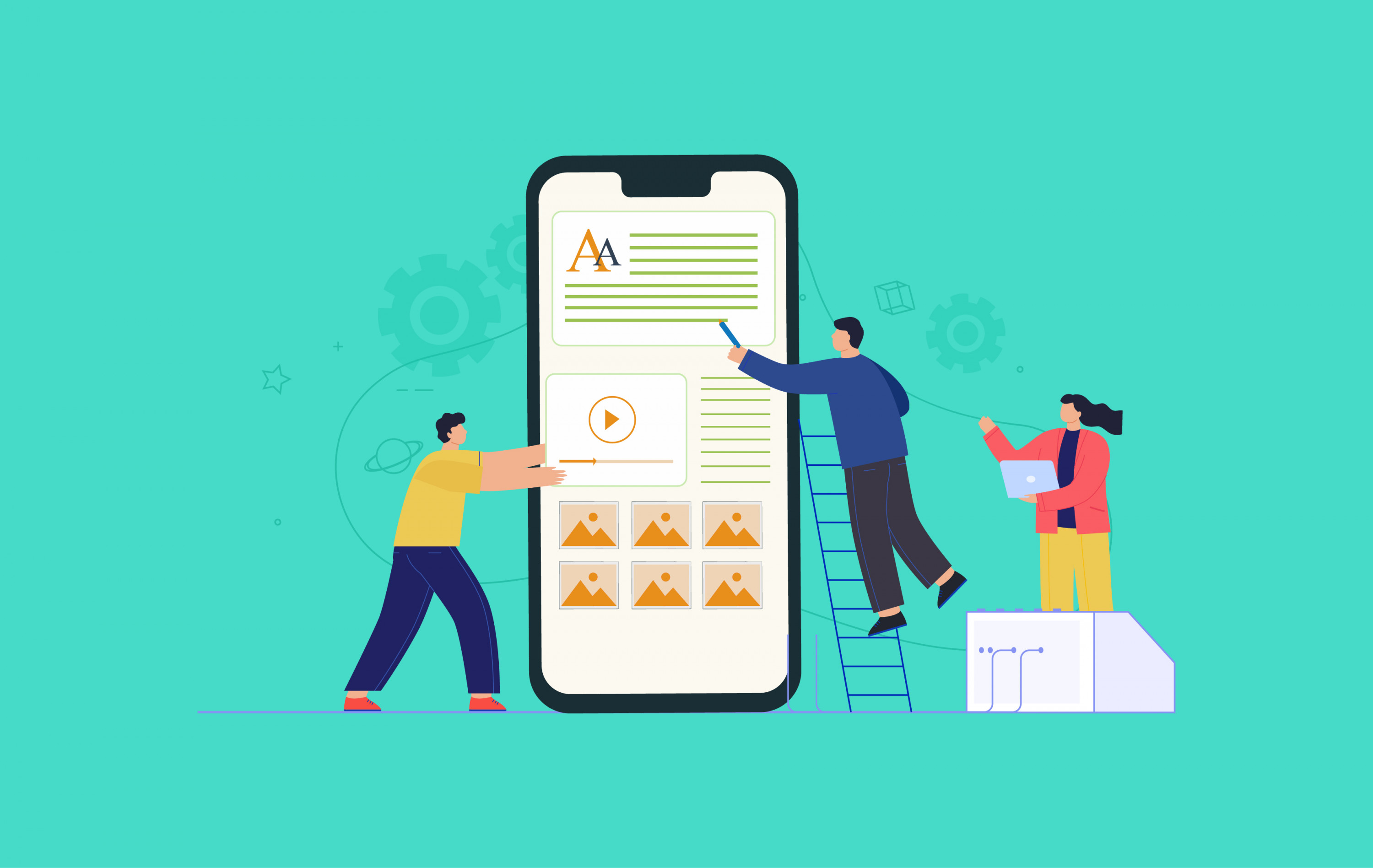 تصميم تطبيقات أندرويد وايفون