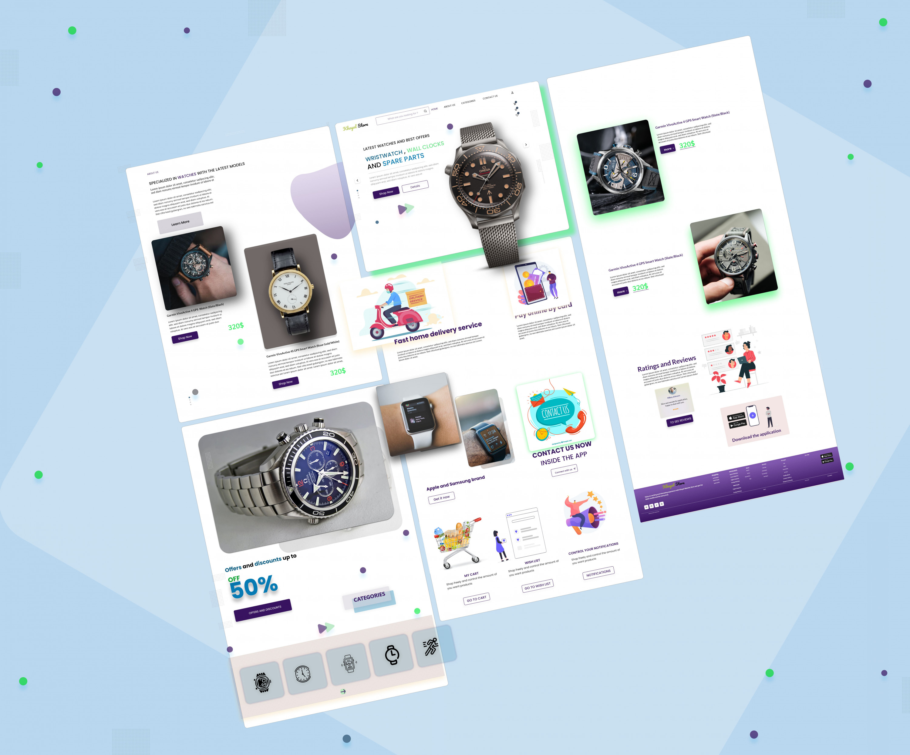 تصميم صفحة هبوط واحدة Landing page