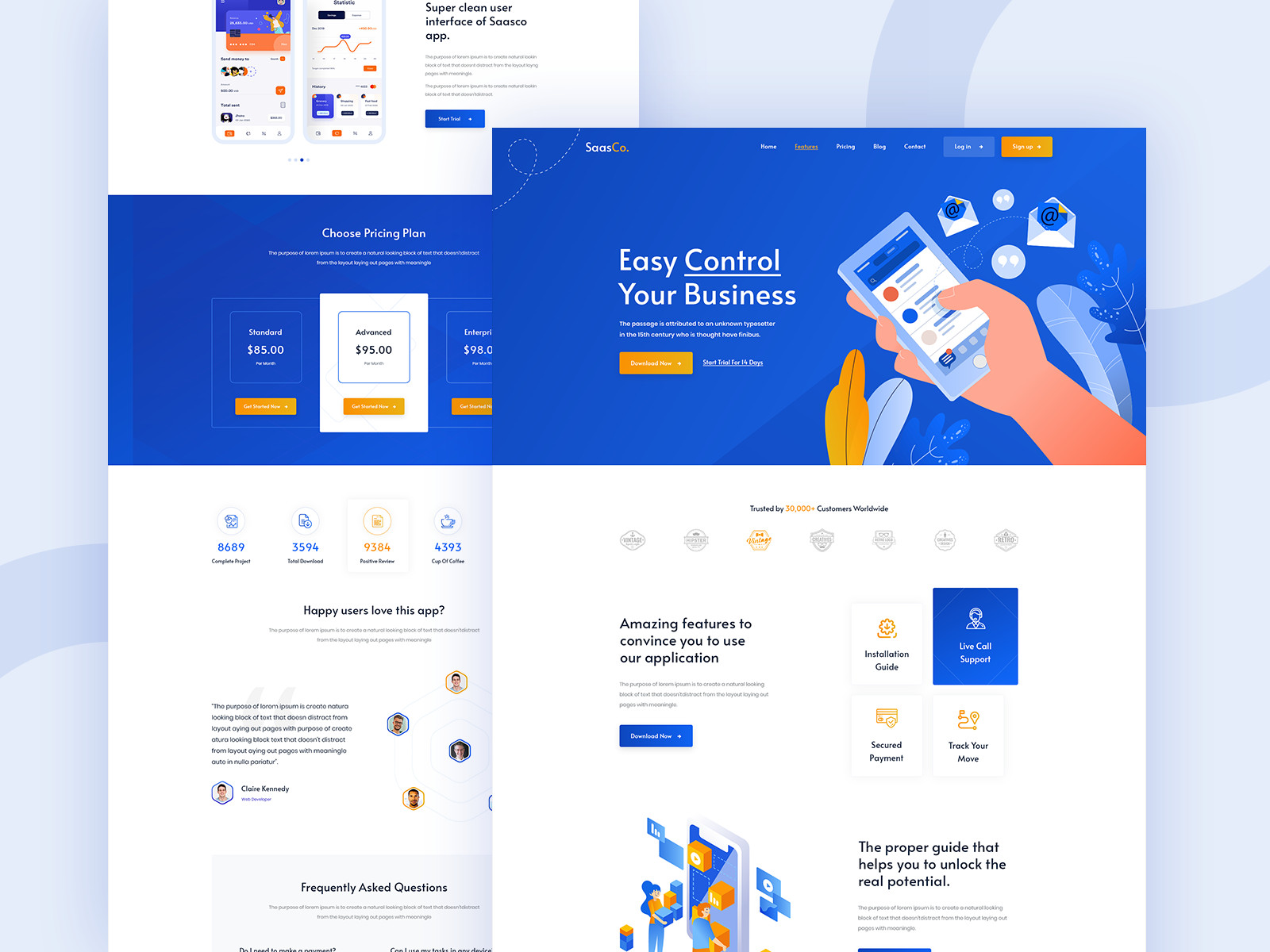 تصميم صفحة هبوط ( Landing page )
