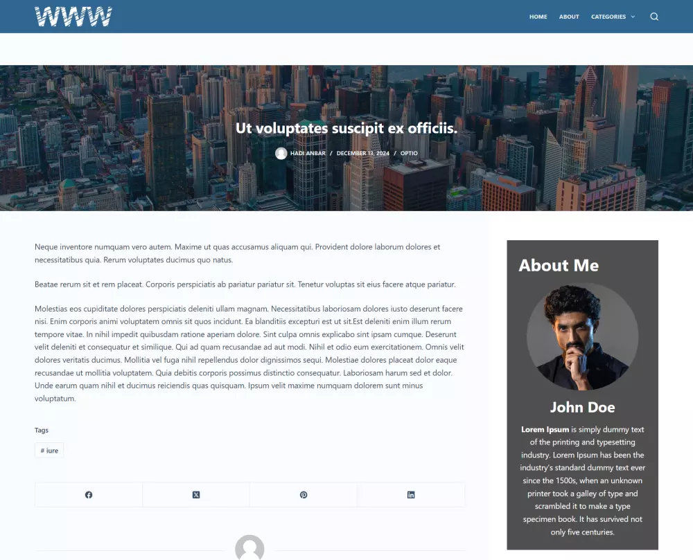 تصميم مدونة إلكترونية احترافية وجذابة