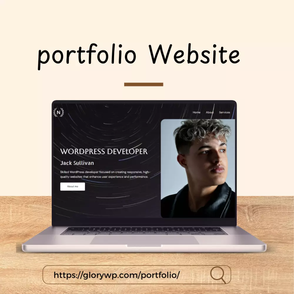 تصميم موقع شخصي أو بورتفوليو يعرض مهاراتك وأعمالك