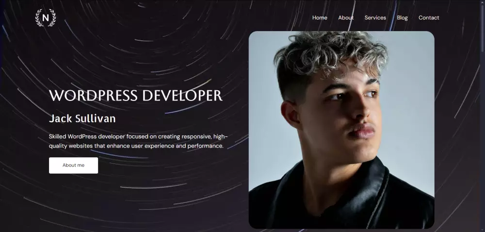 تصميم موقع شخصي أو بورتفوليو يعرض مهاراتك وأعمالك