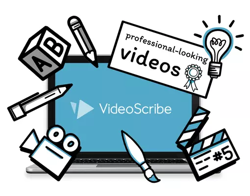إنتاج فيديو باستخدام برنامج VideoScribe للوايت بورد انميشن- باللغة العربية أو اللغة انجليزية