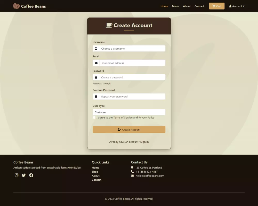 تصميم موقع الكتروني مميز