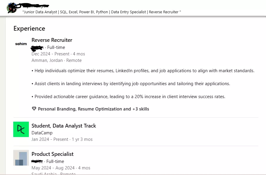 LinkedIn Optimization