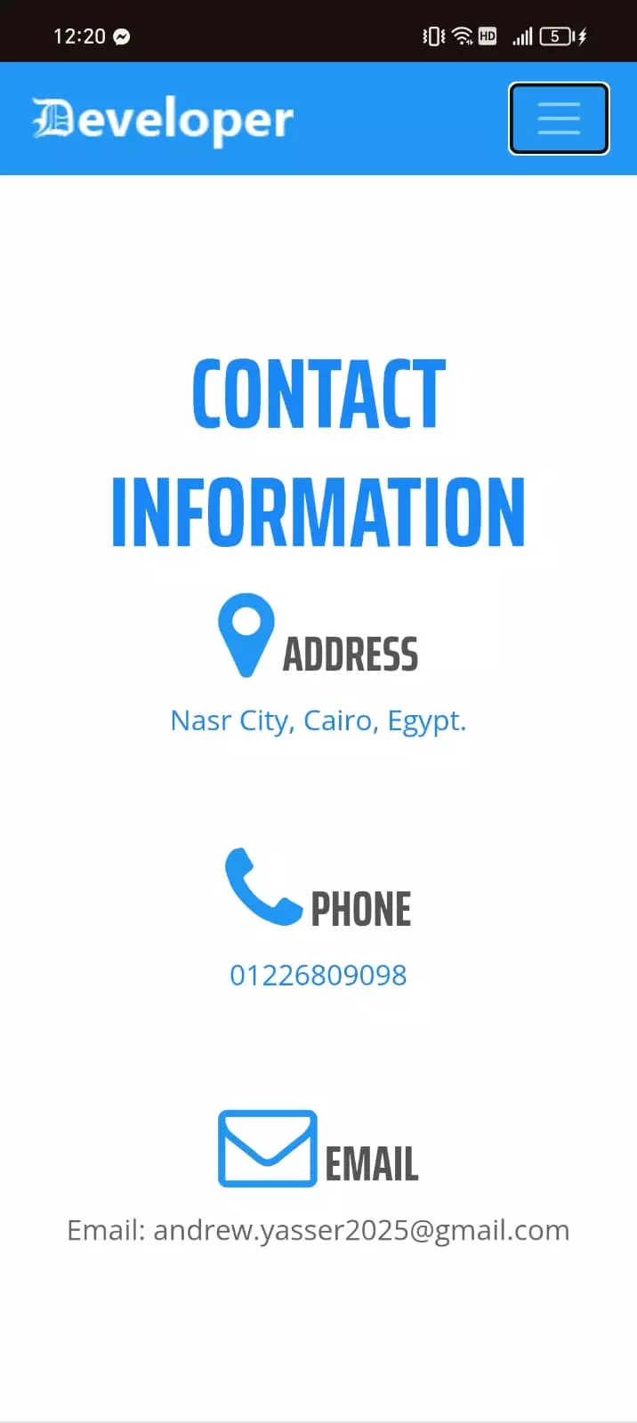 إنشاء موقع احترافي لتقديم نفسك و سابقة أعمالك