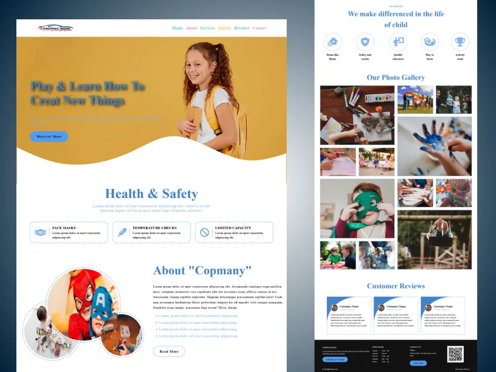 انشاء و تطوير المواقع الألكترونية Front End Developer |React