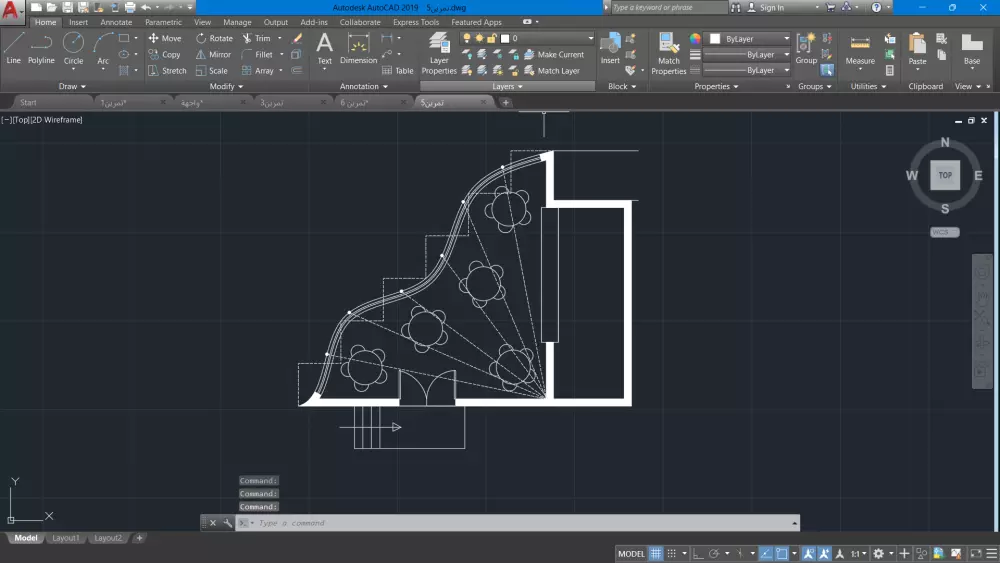 تعليم برنامج AutoCAD 2D