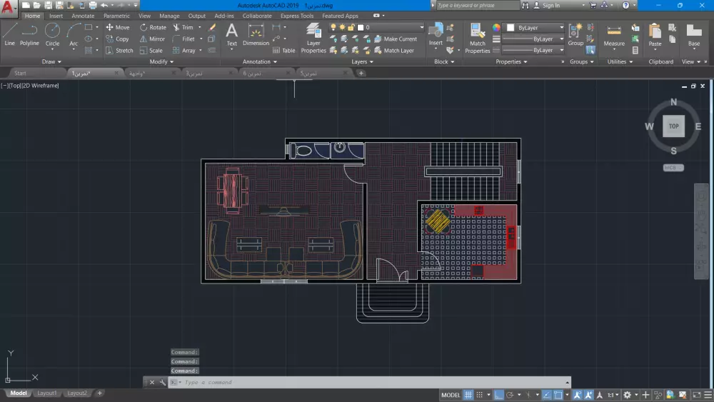 تعليم برنامج AutoCAD 2D