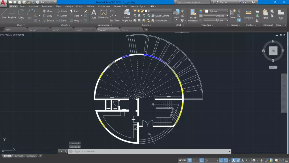 تعليم برنامج AutoCAD 2D