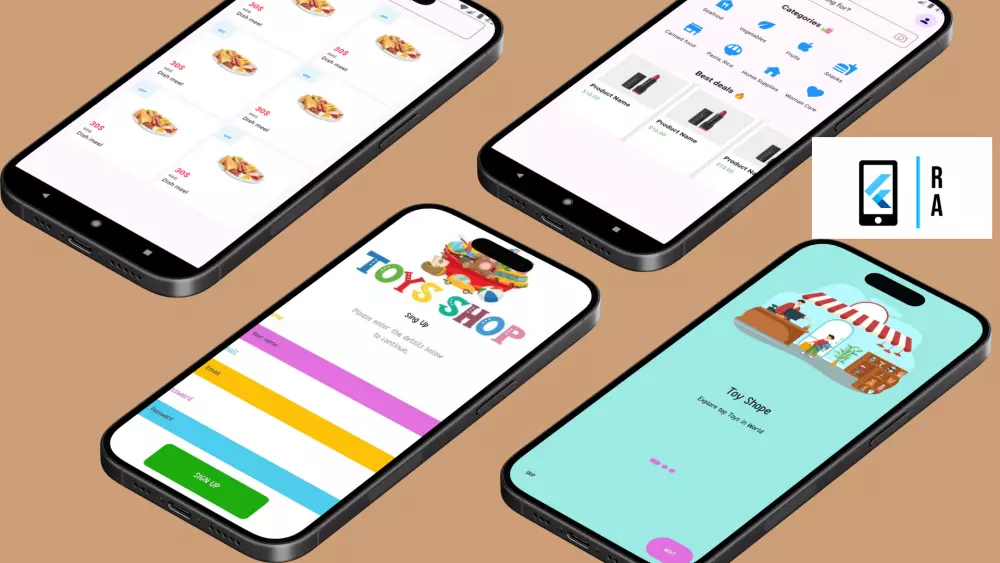 تحويل Figma UI الي كود احترافي Flutter or Android