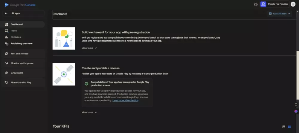 إجراء اختبار مغلق لتطبيقات Google Play مع تفعيل إذن الإصدار