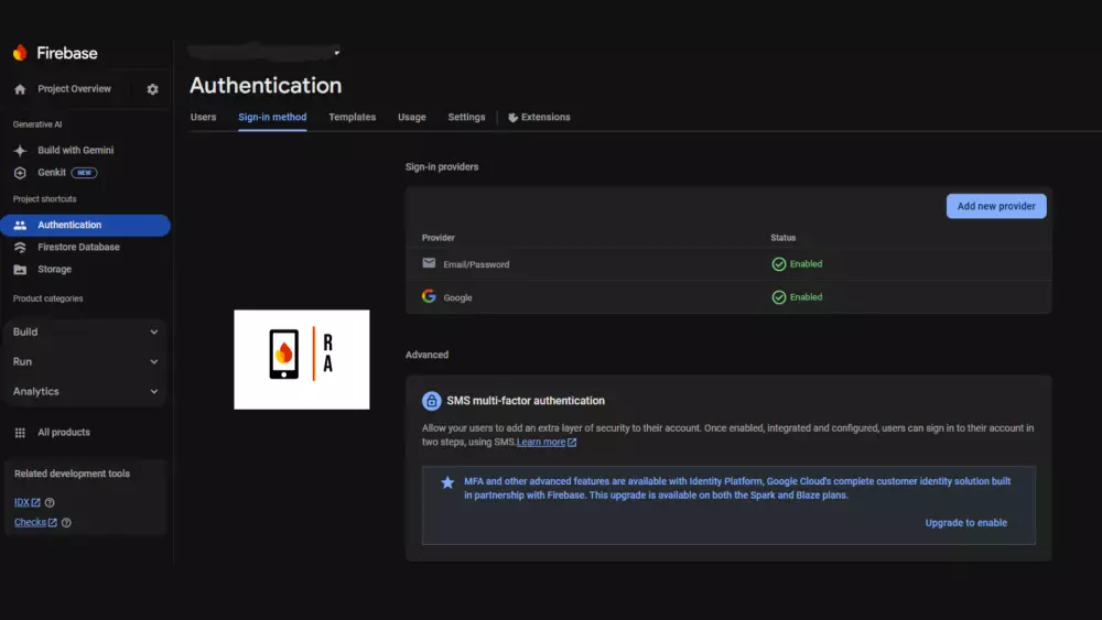 ربط تطبيق Flutter بالفاير بيز Firebase