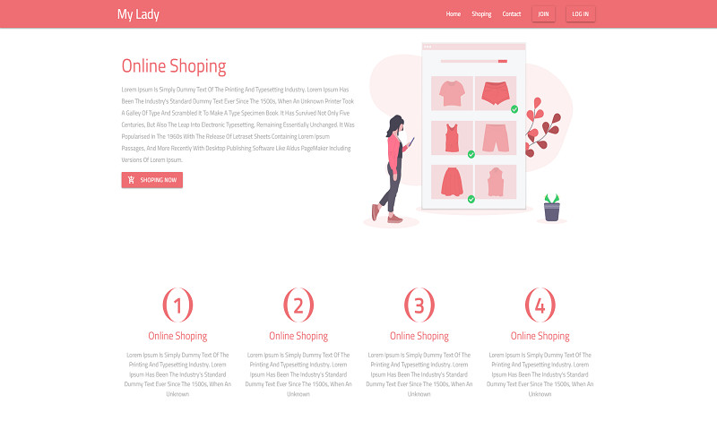 تصميم 3 صفحات موقع إلكتروني متجاوبة من الصفر Html CSS