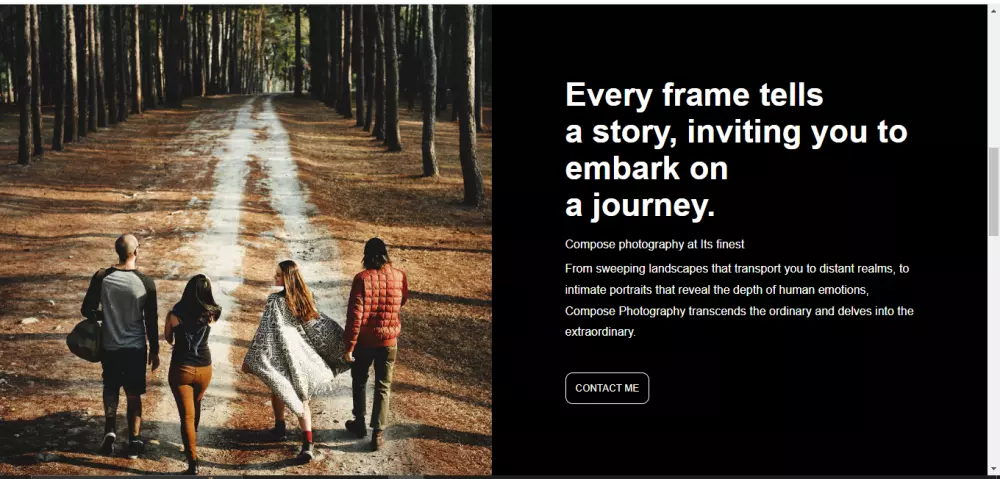 صفحة فوتغرافية جذابة ومتجاوبة مع جميع الاجهزة