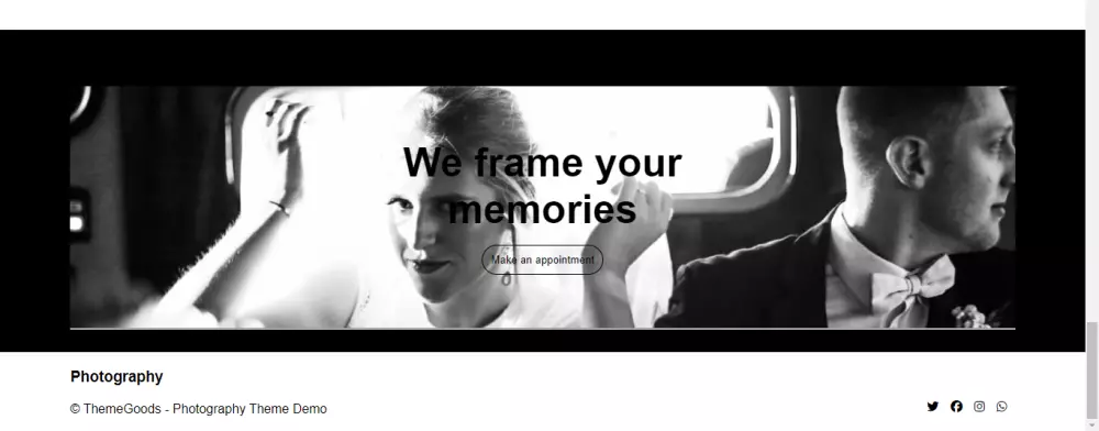 صفحة فوتغرافية جذابة ومتجاوبة مع جميع الاجهزة