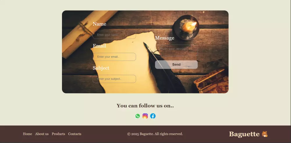 إنشاء صفحة هبوط Landing page عصرية باستخدام html-css-js