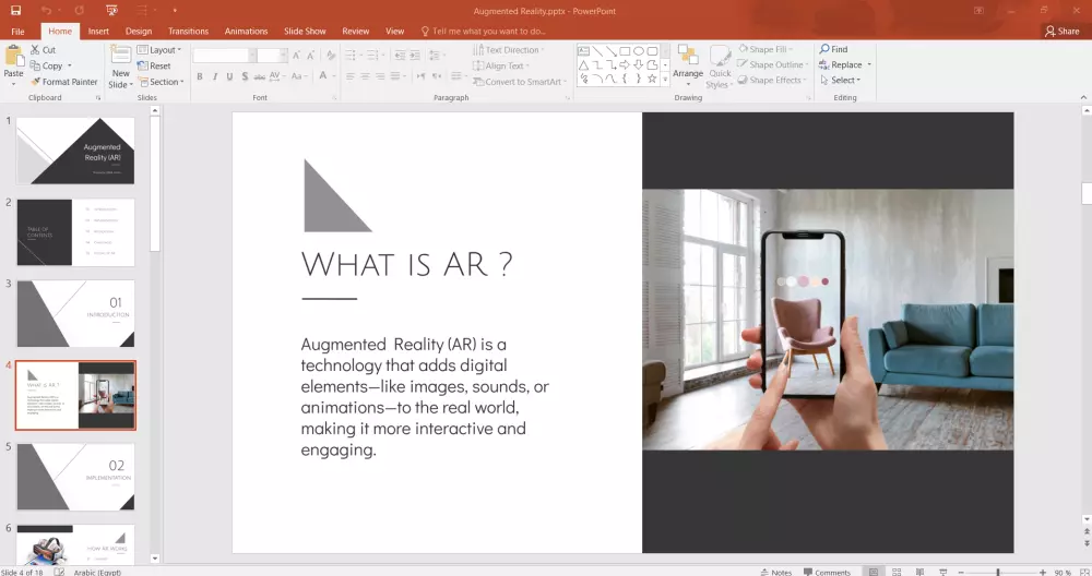 إعداد وتصميم عروض تقديمية احترافية باستخدام PowerPoint