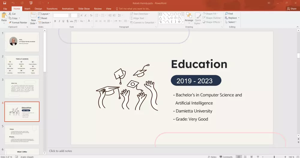 إعداد وتصميم عروض تقديمية احترافية باستخدام PowerPoint