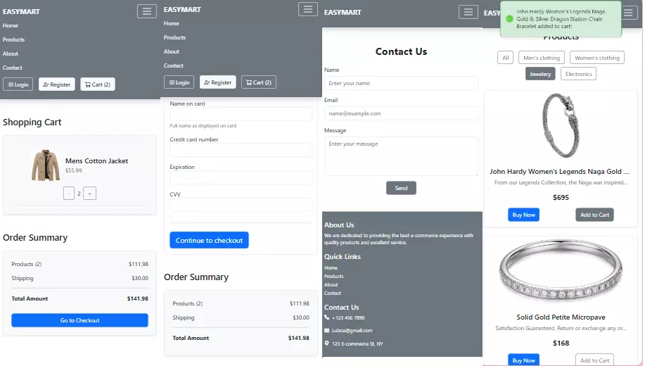 تصميم وتطوير واجهات ويب عصرية بـ React أو HTML/CSS/JS مع Bootstrap أو Tailwind لضمان التوافق والسرعة. دعم RESTful APIs لتبادل البيانات بسلاسة، مع كود نظيف وأداء مثالي يعكس احترافية المشروع