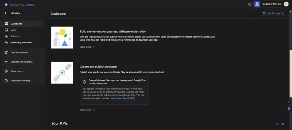 اختبار مغلق لتطبيقات Google Play وتفعيل إذن الإصدار