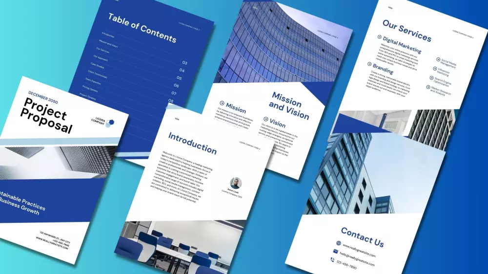 تصميم business proposal لعرض الاعمال بطريقة مميزة