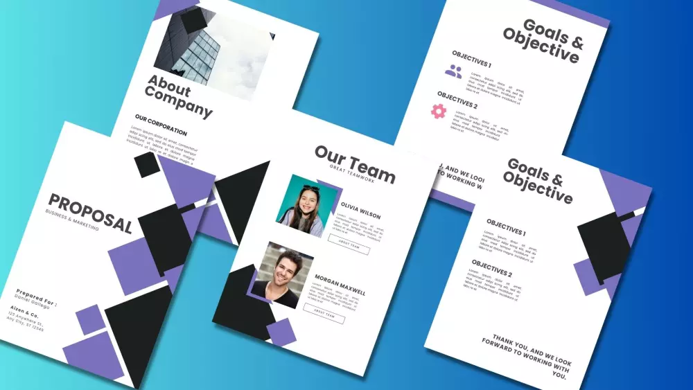 تصميم business proposal لعرض الاعمال بطريقة مميزة