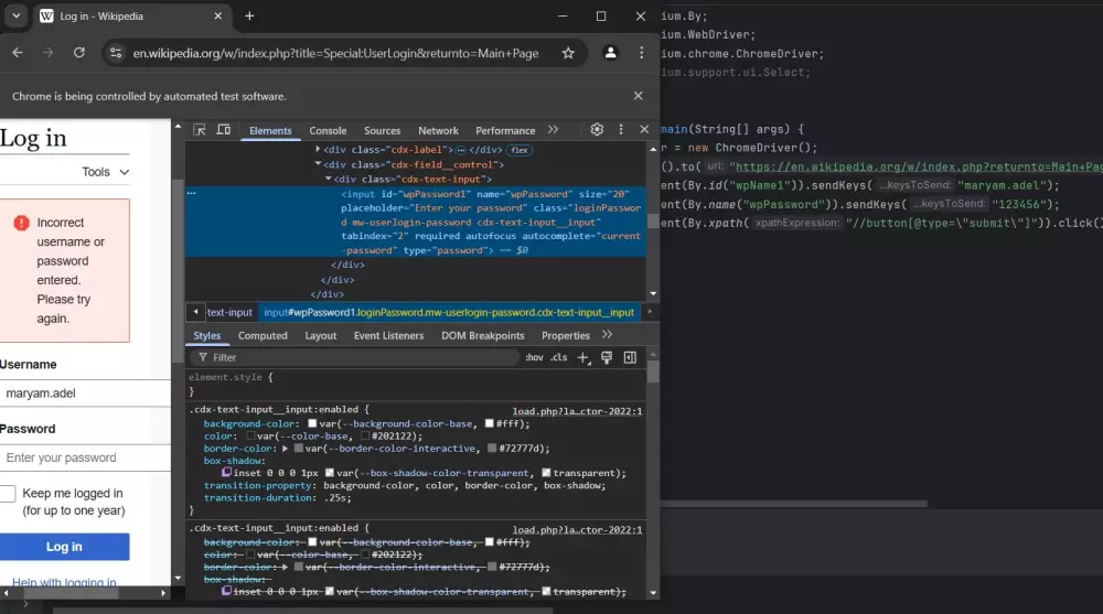 أتمتة اختبارات البرمجيات باستخدام Selenium و Java و TestNG