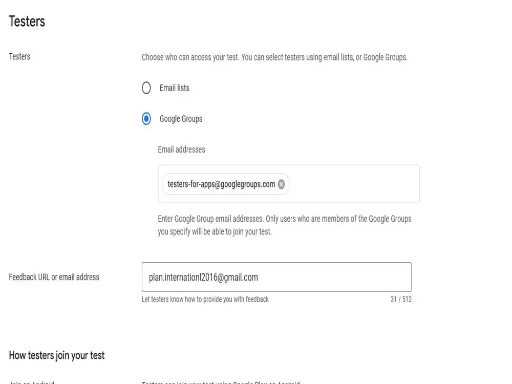 اختبار مغلق للتطبيقات على Google Play تفعيل خيار النشر العام