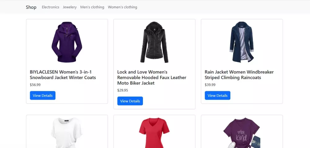 تصميم وتطوير متجر إلكتروني احترافي لعرض المنتجات