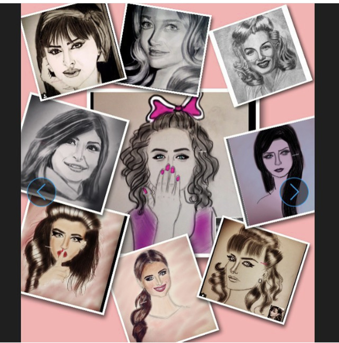 رسم حسب الطلب لجميع انواع الرسم بورتريه -كوميكس- قصص -لوحات- رسومات للكتب- قلم رصاص-لوحات زيتيه