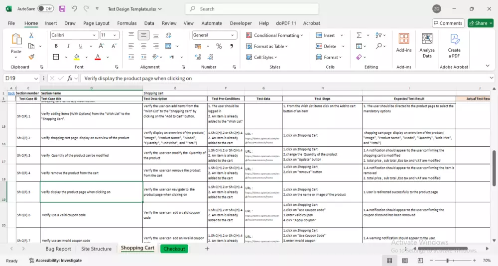 الاختبار اليدوى الشامل لواجهات المواقع الإلكترونية
