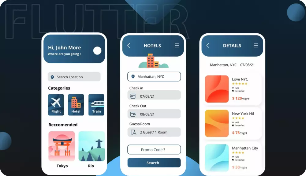 تصميم واجهات تطبيقات الموبايل باستخدام Flutter باحترافية وسرعة