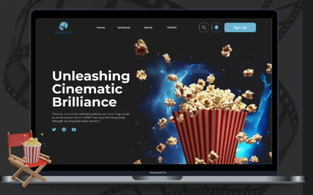 خدمة تصميم  صفحة هبوط (Landing Page) احترافية لجذب العملاء.