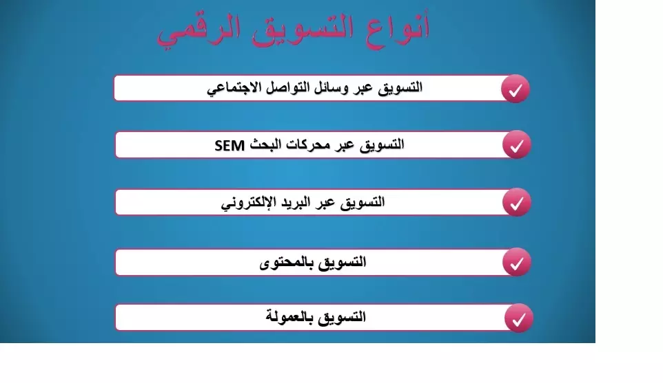 دورة مكثفة في التسويق الرقمي