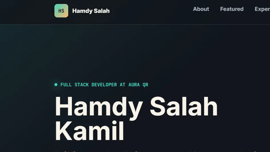 برمجة وتطوير موقع معرض أعمال (Portfolio) احترافي ومتجاوب
