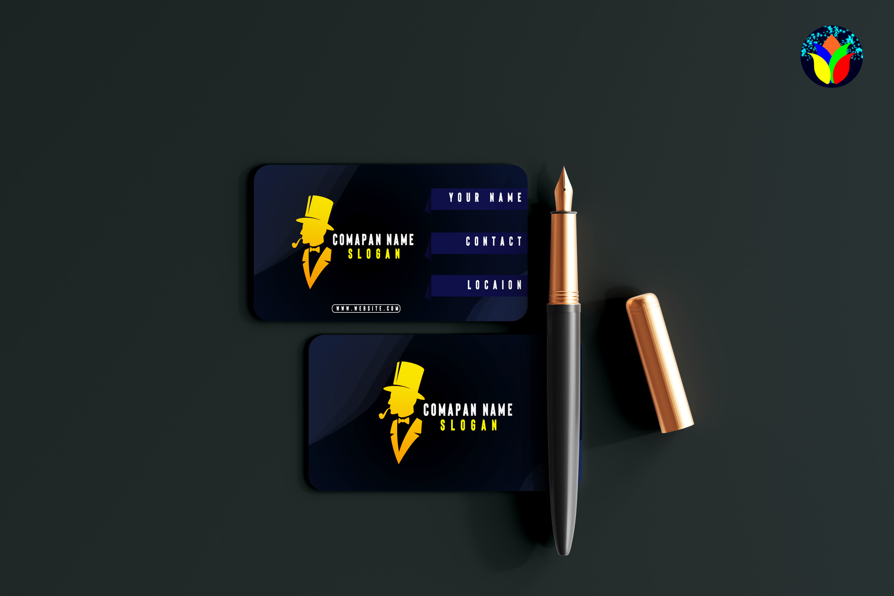 تصميم كروت او بطاقة الأعمال الشخصية بأحترافية بسعر 5$ فقط