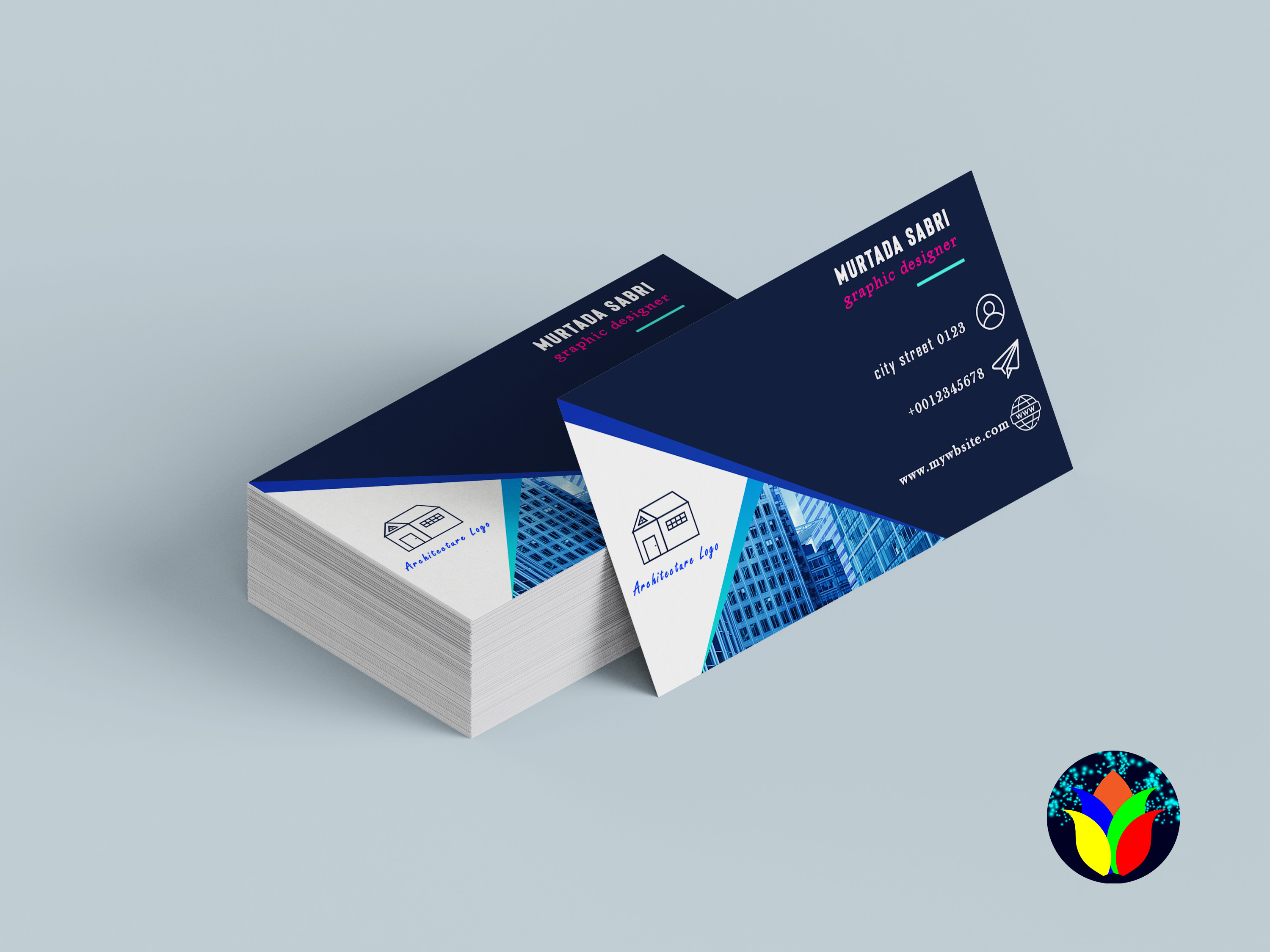 تصميم كروت او بطاقة الأعمال الشخصية بأحترافية بسعر 5$ فقط