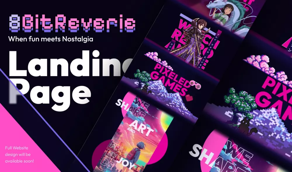 تصمميم صفحة هبوط Landing Page تتكون من 4 اقسام