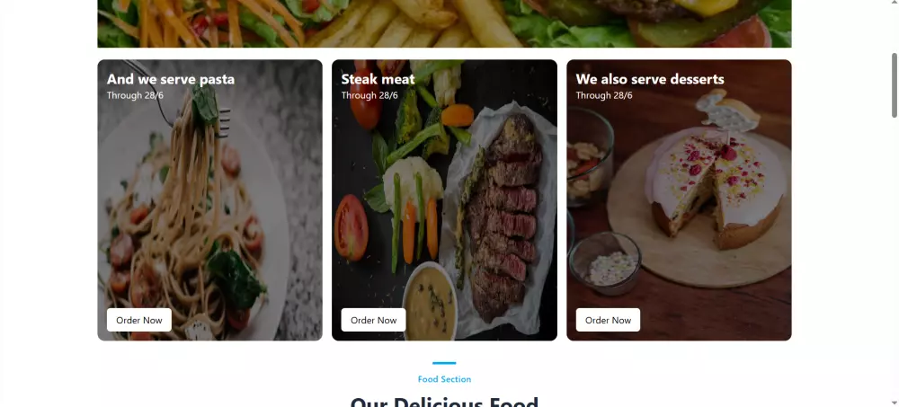 تصميم موقع مطعم احترافي – واجهة جذابة وتجربة مستخدم سلسة