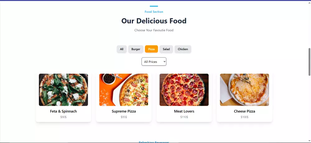 تصميم موقع مطعم احترافي – واجهة جذابة وتجربة مستخدم سلسة