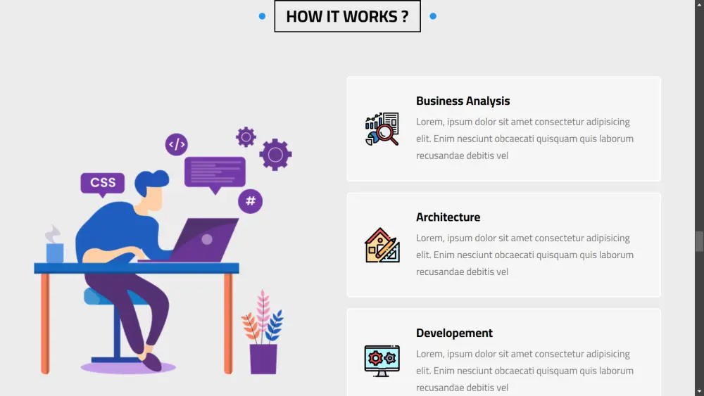 تطوير صفحة هبوط احترافية ومتجاوبة باستخدام Next.js و React