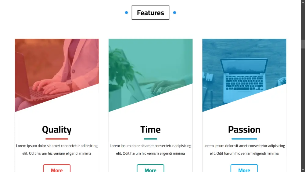 تطوير صفحة هبوط احترافية ومتجاوبة باستخدام Next.js و React