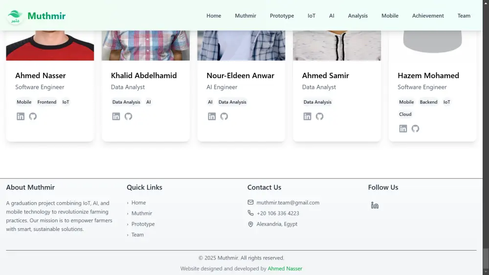 تطوير صفحة هبوط احترافية ومتجاوبة باستخدام Next.js و React