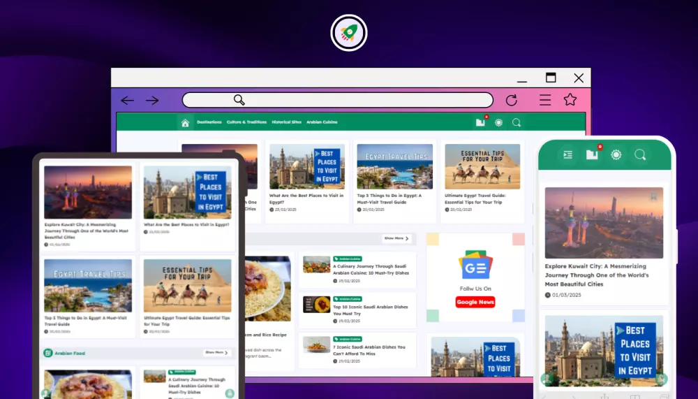 سأنشئ لك مدونة بلوجر احترافية باللغة العربية أو الإنجليزية جاهزة للنشر