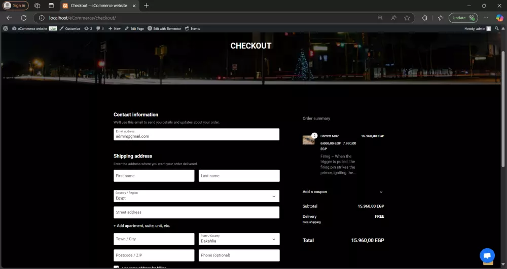 تصميم وإنشاء متجر إلكتروني احترافي ووكومرس (WooCommerce) متكامل