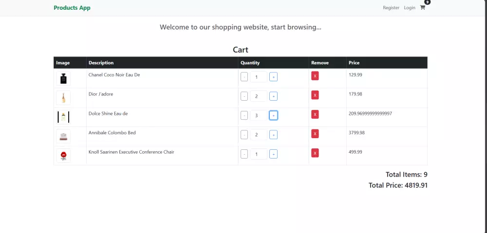 منصة متكاملة لعرض وشراء المنتجات باستخدام Angular