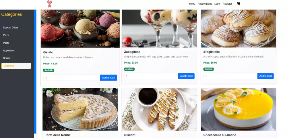 أقدم لك موقع مطعم احترافي باستخدام Bootstrap و PHP Native