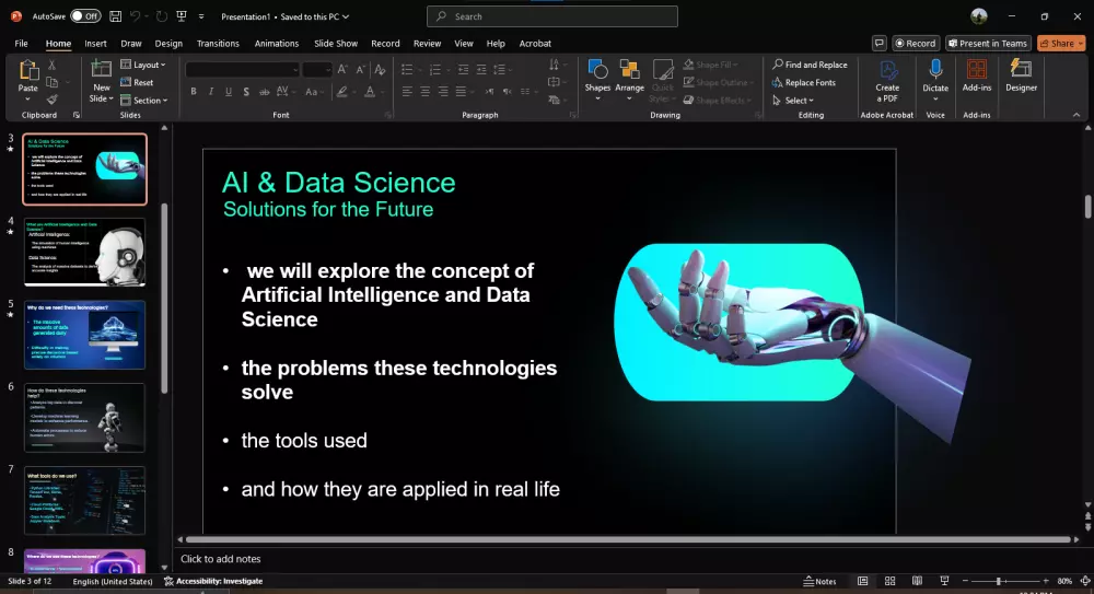 بريزنتيشن بلس – خدمة متكاملة للعروض التقديمية